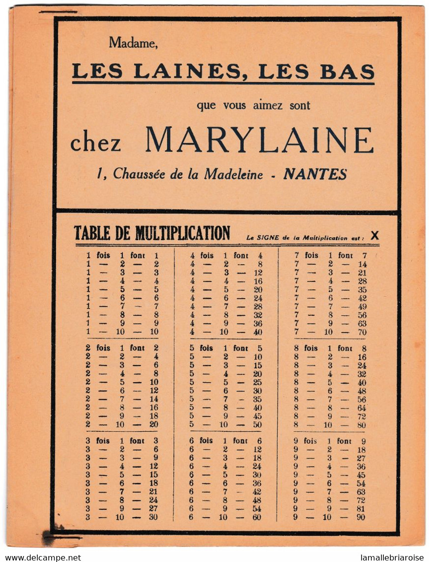 Protège Cahier , Ressemble à Germaine Bouret (pas De Signature), Trotinette, Publicité: Chez Marylène, Nantes - Infantiles