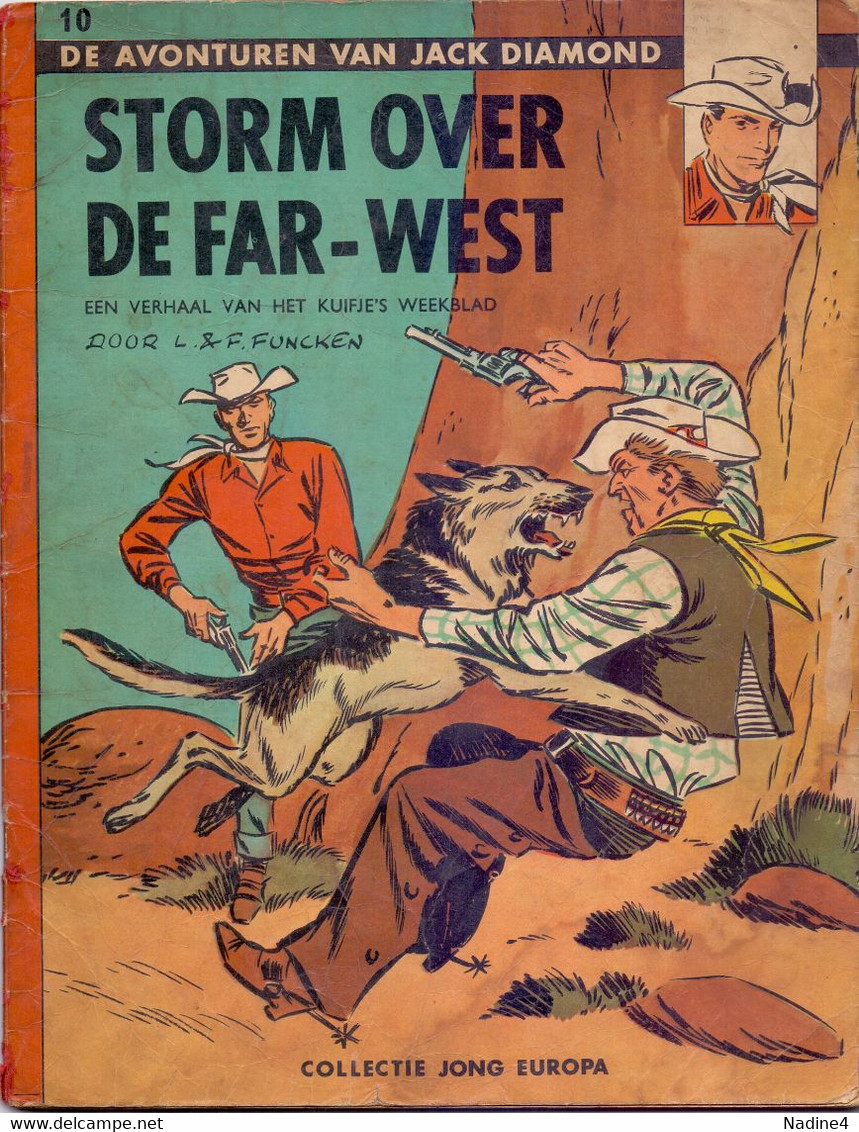 Strip Album - Jack Diamond - Storm Over De Far West - L & F Funcken - 1961 - Autres & Non Classés