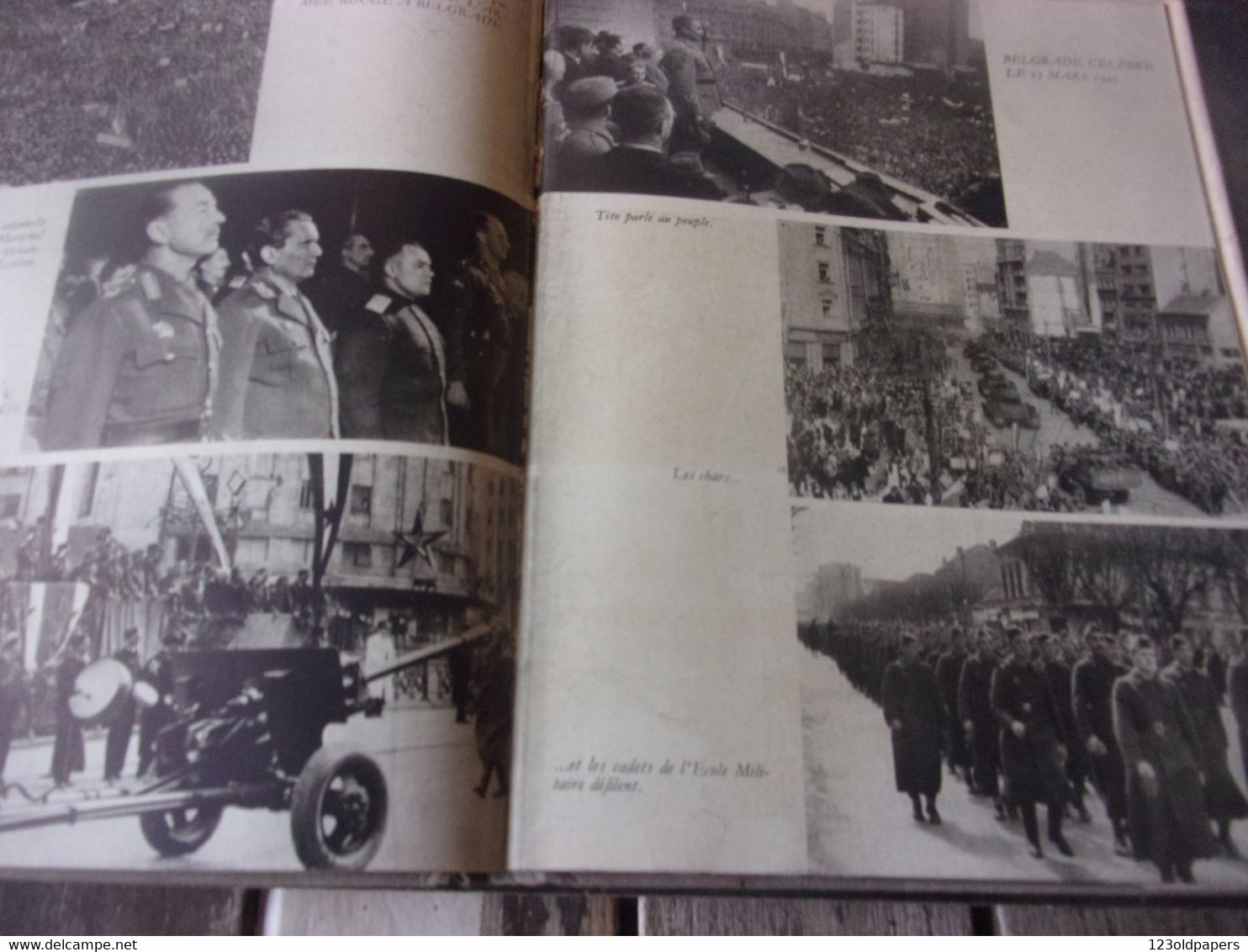 ♥️WWII  Les Peuples Yougoslaves Dans la Lutte pour la Liberté - Cassin René 1945 tito HITLER PENDAISON DECAPITAION ..