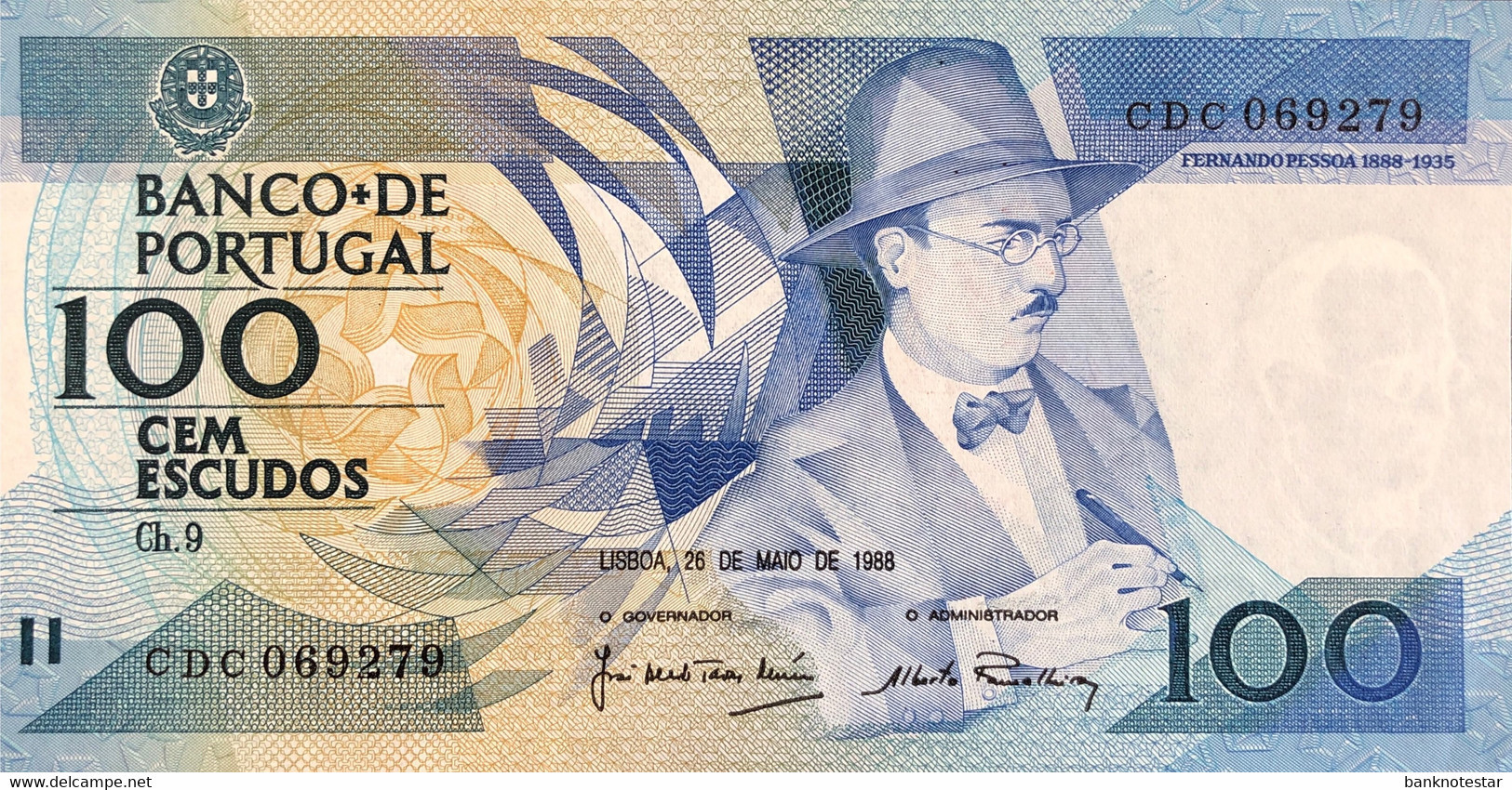 Portugal 100 Escudos, P-179e (26.5.1988) - UNC - Portugal