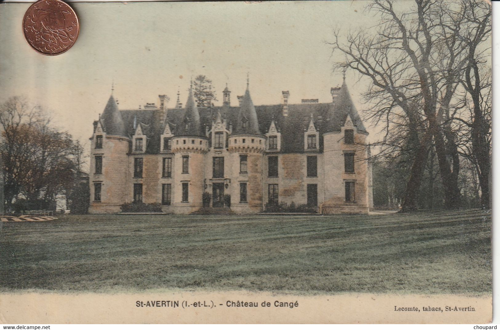 37 - Carte Postale Ancienne De SAINT AVERTIN   Chateau De Cangé - Saint-Avertin