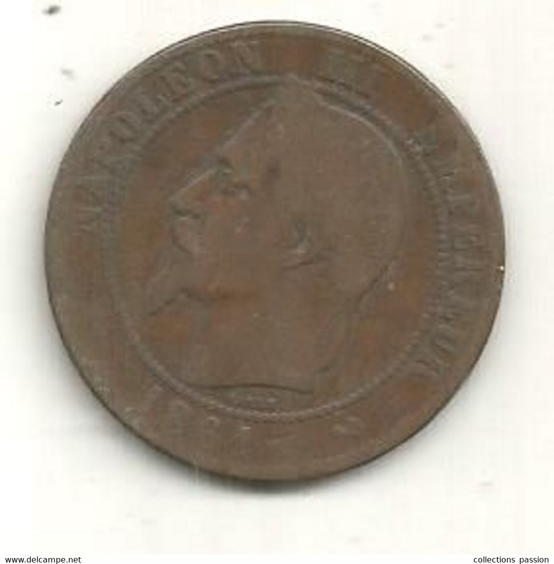 Monnaie , France , 10 Centimes 1861 K , 2 Scans - Autres & Non Classés