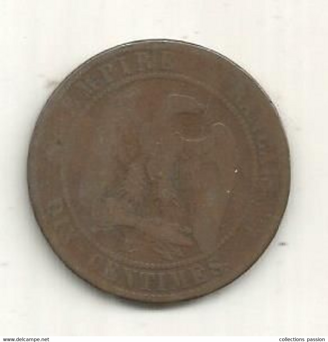 Monnaie , France , 10 Centimes 1861 K , 2 Scans - Altri & Non Classificati