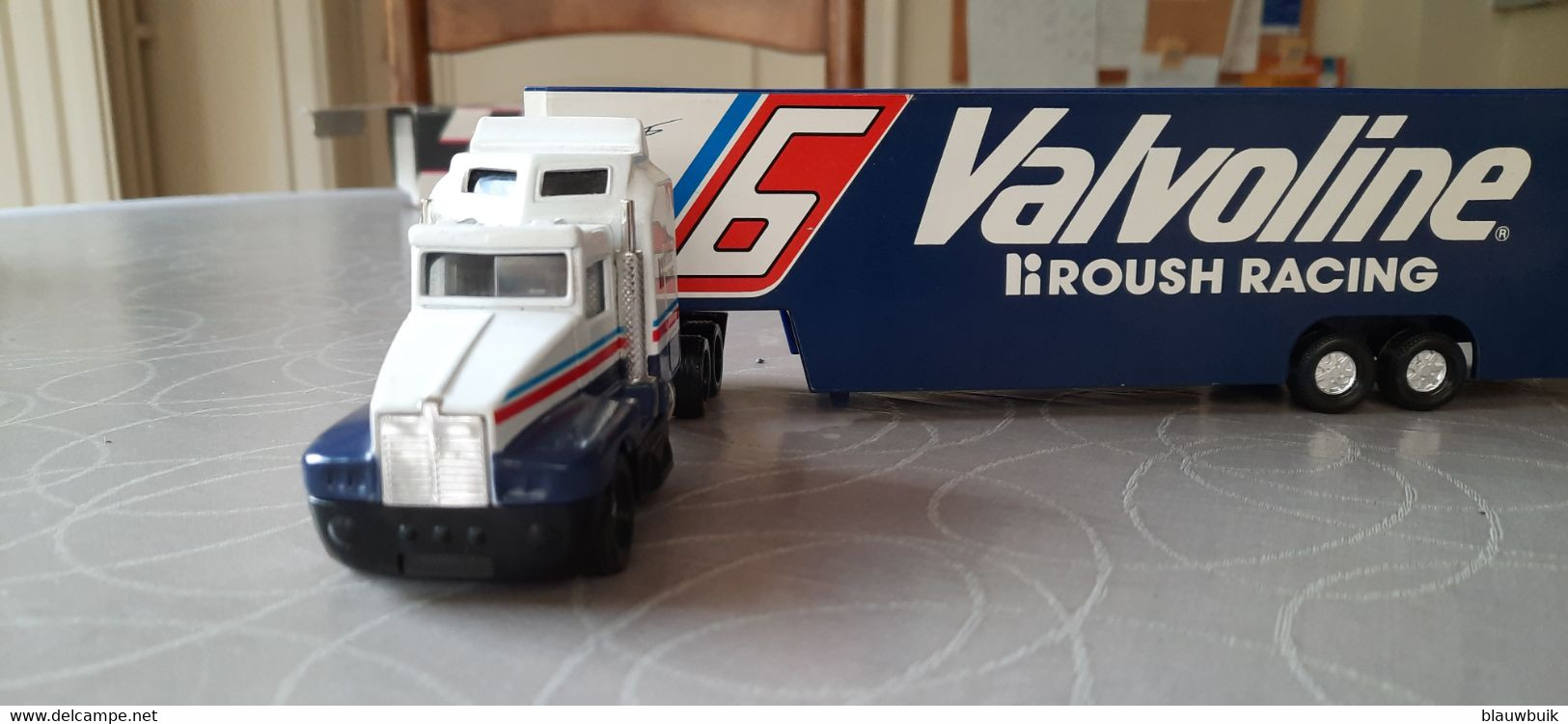 CORGI 91385 RACE Image  KENWORTH RACING TRANSPORTER VALVOLINE ROUSH RACINGCORGI 91385 RACE Image  KENWORTH RACING TRANSP - Corgi