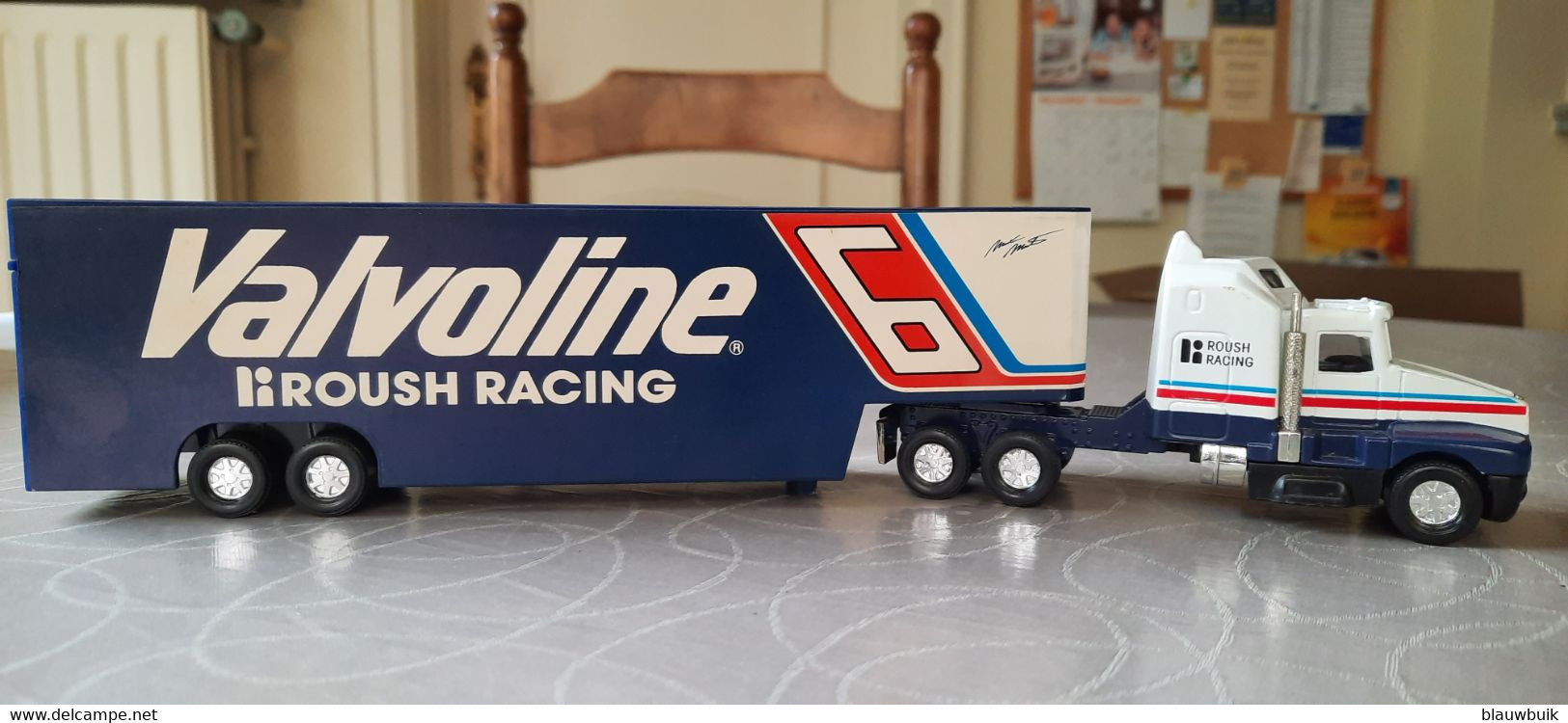 CORGI 91385 RACE Image  KENWORTH RACING TRANSPORTER VALVOLINE ROUSH RACINGCORGI 91385 RACE Image  KENWORTH RACING TRANSP - Corgi