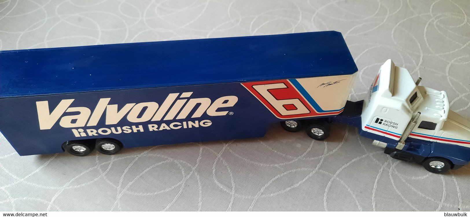 CORGI 91385 RACE Image  KENWORTH RACING TRANSPORTER VALVOLINE ROUSH RACINGCORGI 91385 RACE Image  KENWORTH RACING TRANSP - Corgi