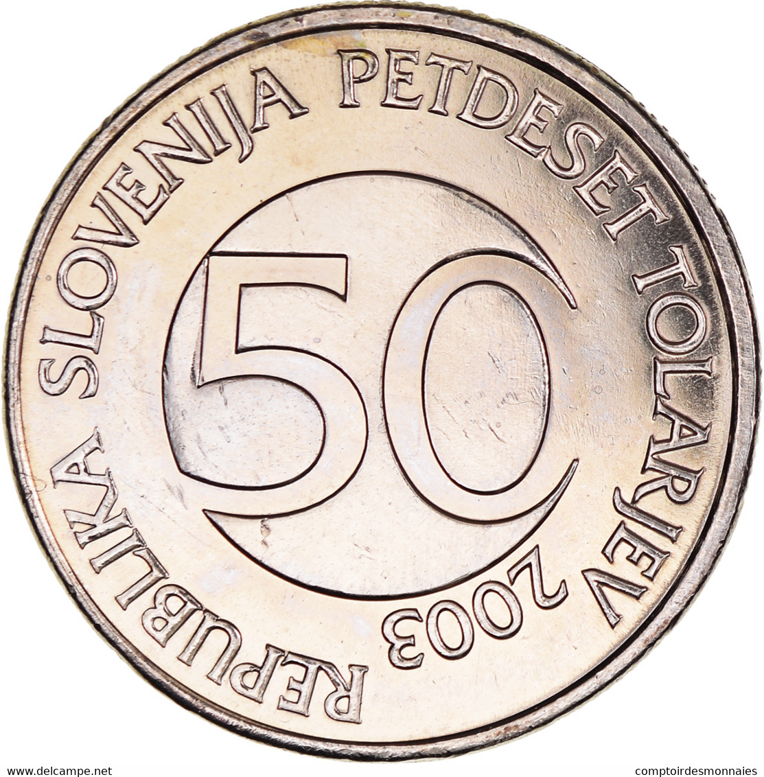 Monnaie, Slovénie, 50 Tolarjev, 2003, Kremnica, SPL+, Cupro-nickel, KM:52 - Slowenien