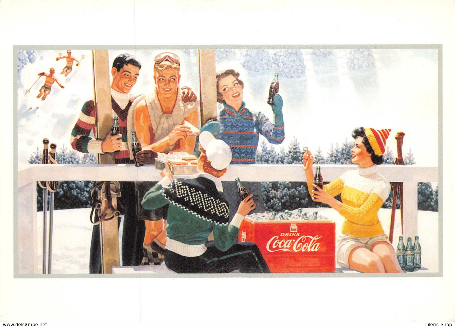 Lot De 7 Cpm Publicité COCA COLA (reproduction D'affiches) D'après Les Archives De COCA COLA ♥♥♥ - Werbepostkarten