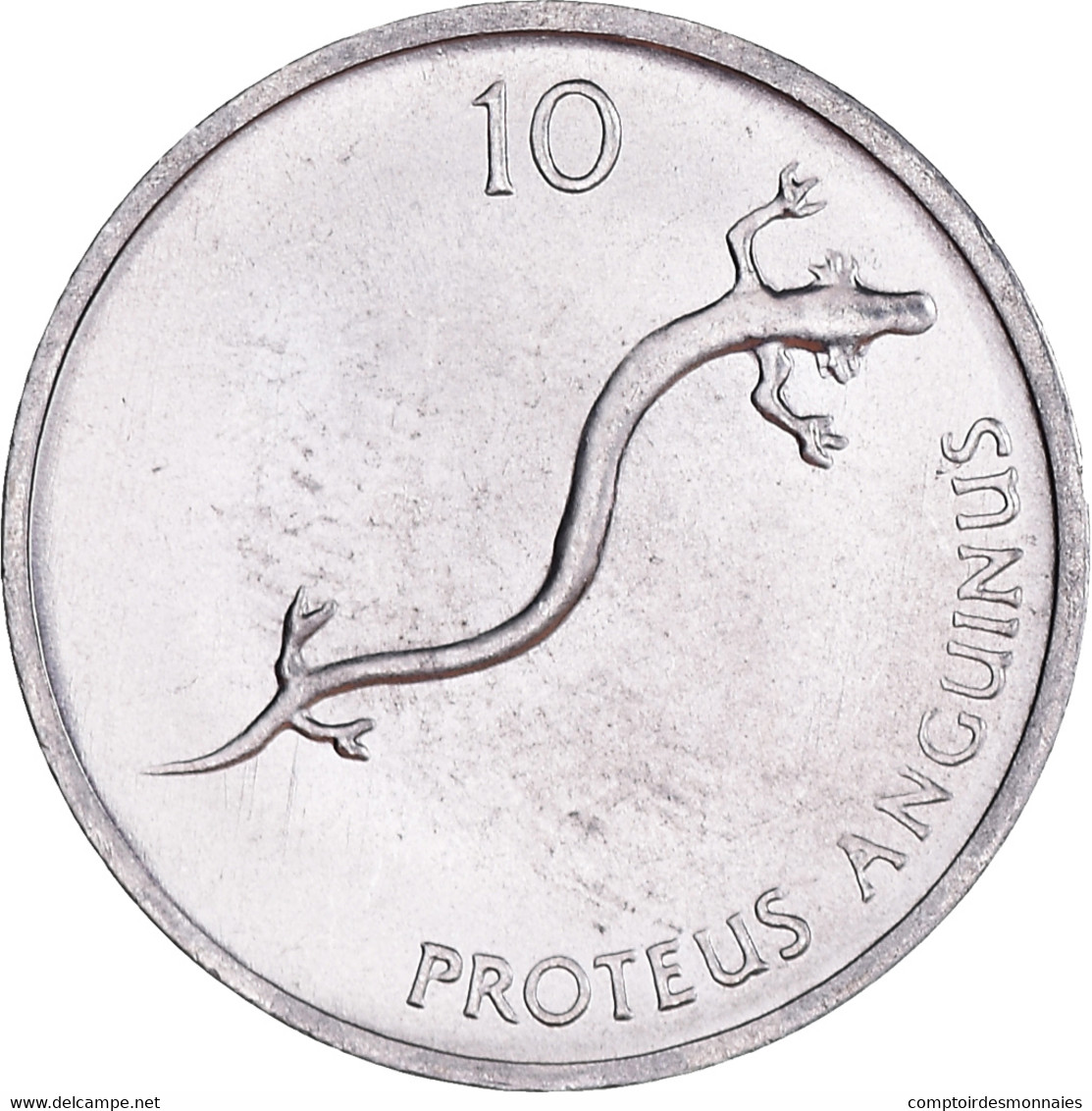 Monnaie, Slovénie, 10 Stotinov, 1992, SPL+, Aluminium, KM:7 - Slowenien