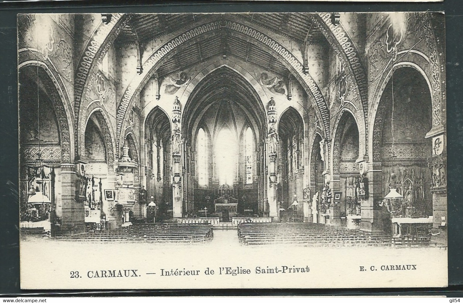 N° 23 - CARMAUX INTERIEUR DE L'EGLISE SAINT-PRIVAT   - Ry 20016 - Carmaux