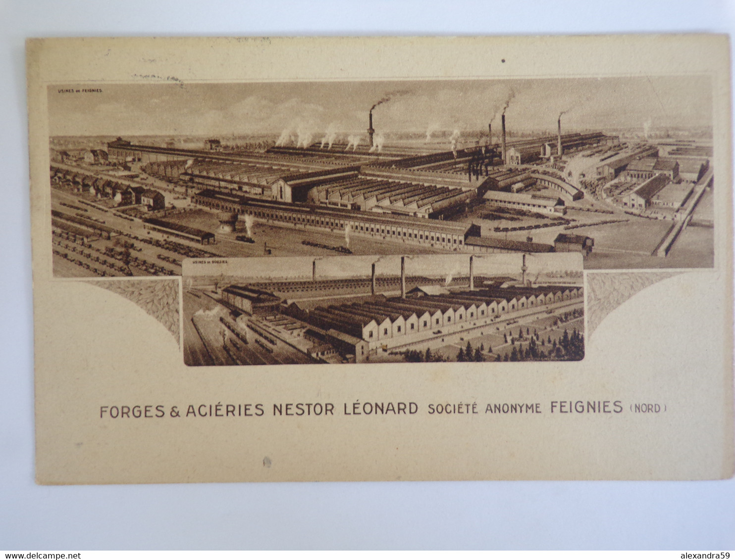 FEIGNIES Forges Aciéries Nestor Léonard - Feignies