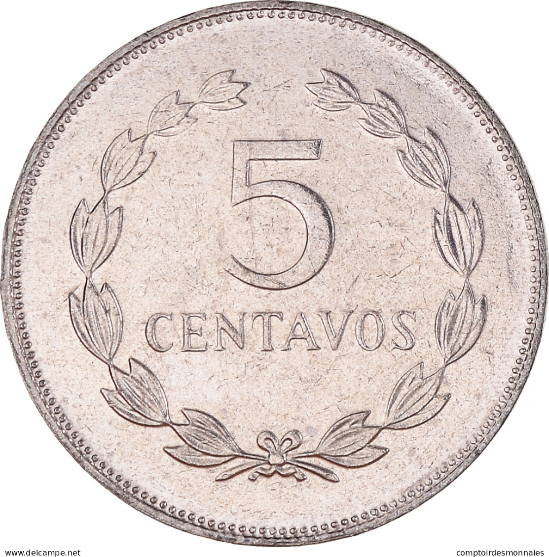 Monnaie, Salvador, 5 Centavos, 1991, British Royal Mint, SPL, Copper-Nickel Clad - Salvador