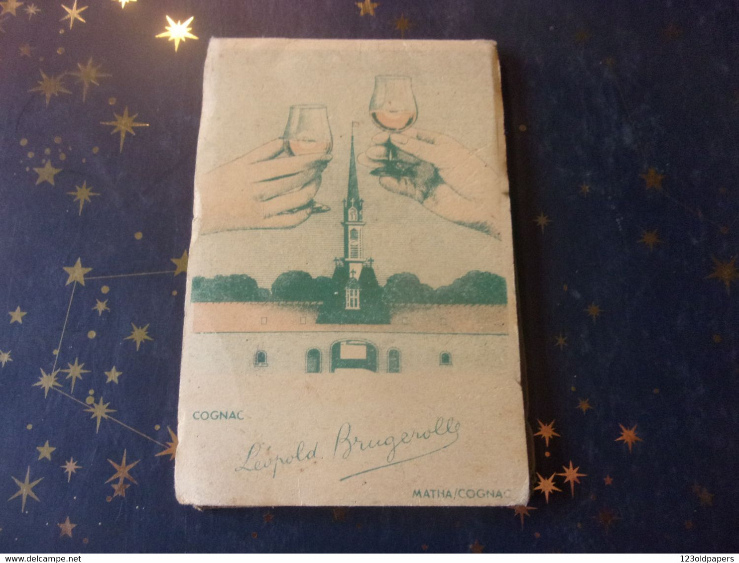 Pub Carnet  Cognac Matha Leopold Brugerolle Circa 1920 / 1930 - Other & Unclassified