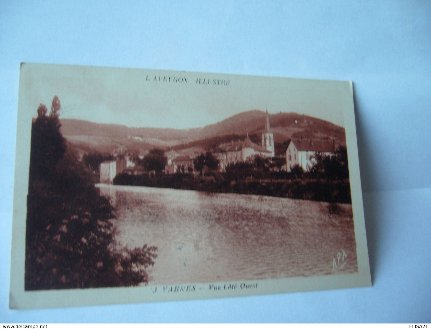 L'AVEYRON ILLUSTRE VABRES 12 AVEYRON VUE COTE OUEST CPA 1945 - Vabres