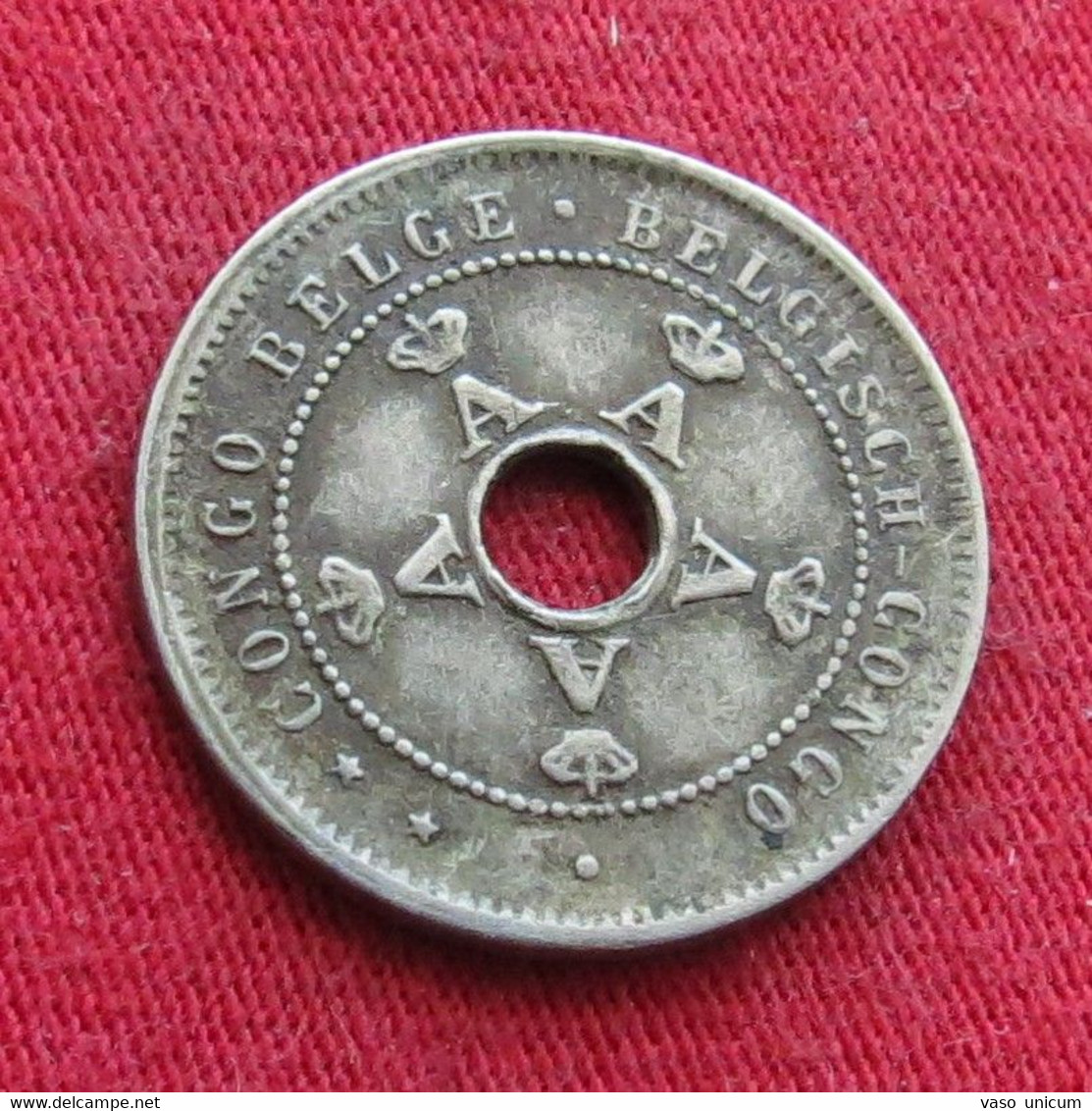 Congo Belgian 5 Centimes 1927  Belgish  #2 - Otros & Sin Clasificación