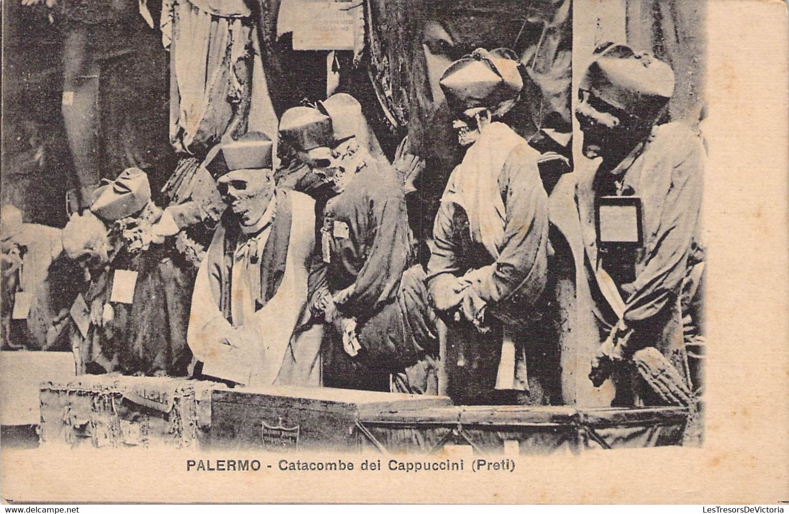 CPA ITALIE - PALERMO - Catacombe Del Cappuccini - Preti - Palermo