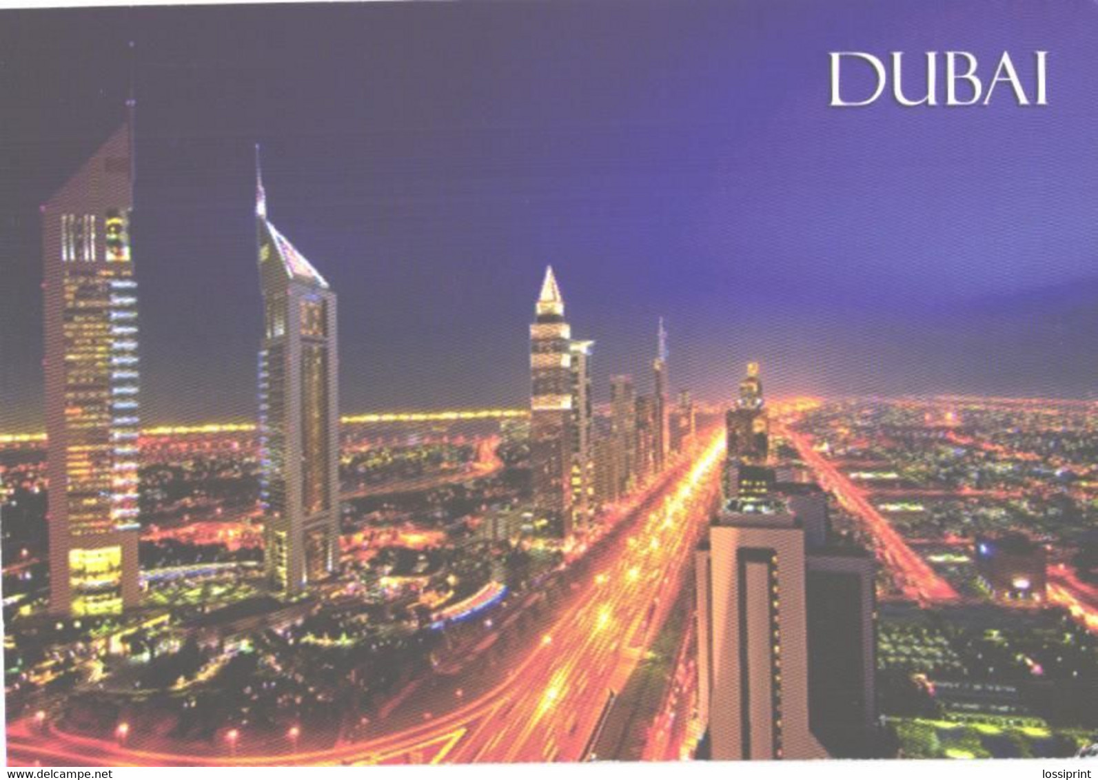 United Arab Emirates:Dubai, Aerial View With Dubai Emirates Towers - Ver. Arab. Emirate