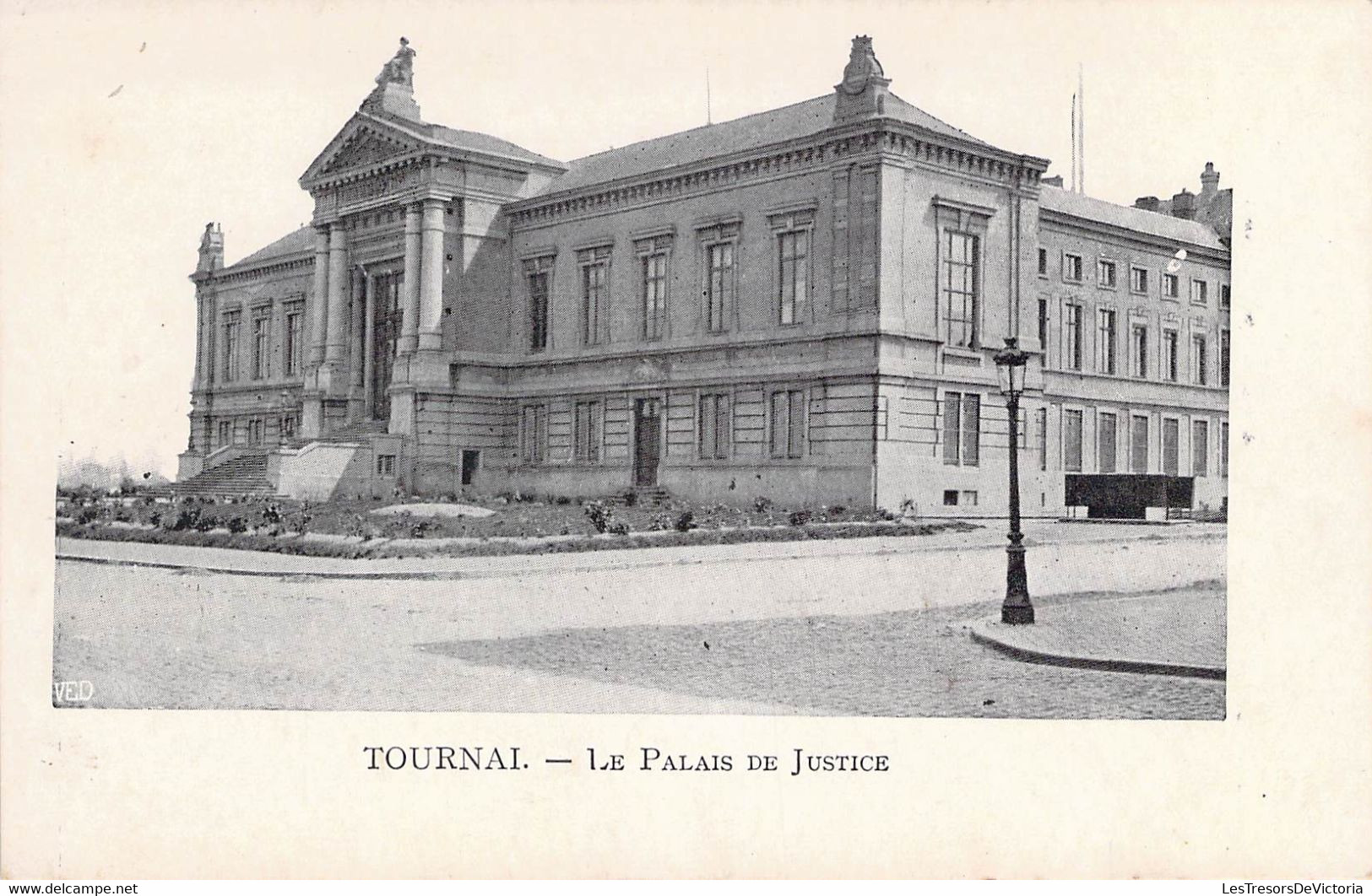 CPA Belgique - TOURNAI - Le Palais De Justice - Dos Non Divisé - Doornik