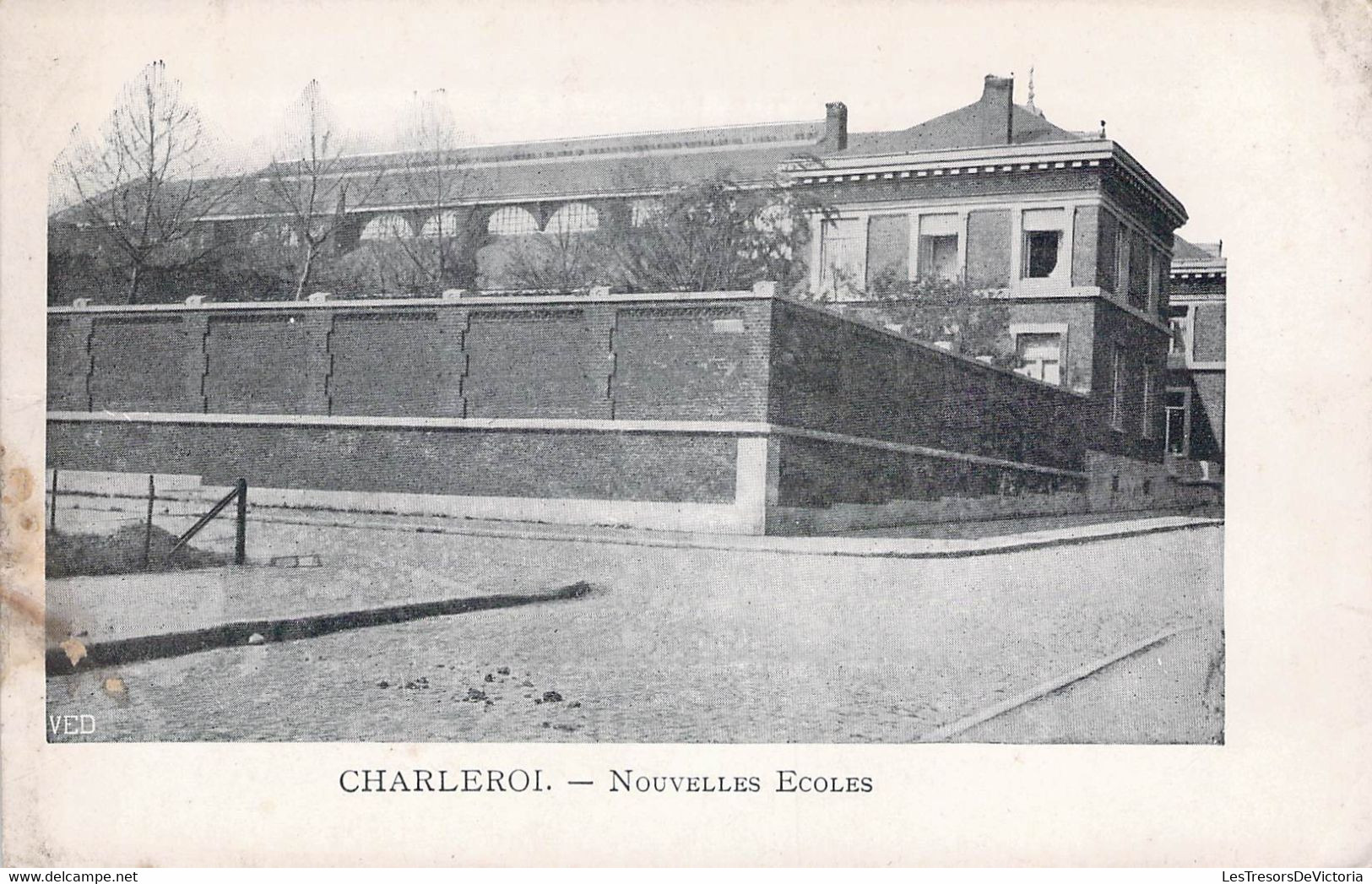 CPA Belgique - CHARLEROI - Nouvelles écoles - VED - Dos Non Divisé - Charleroi