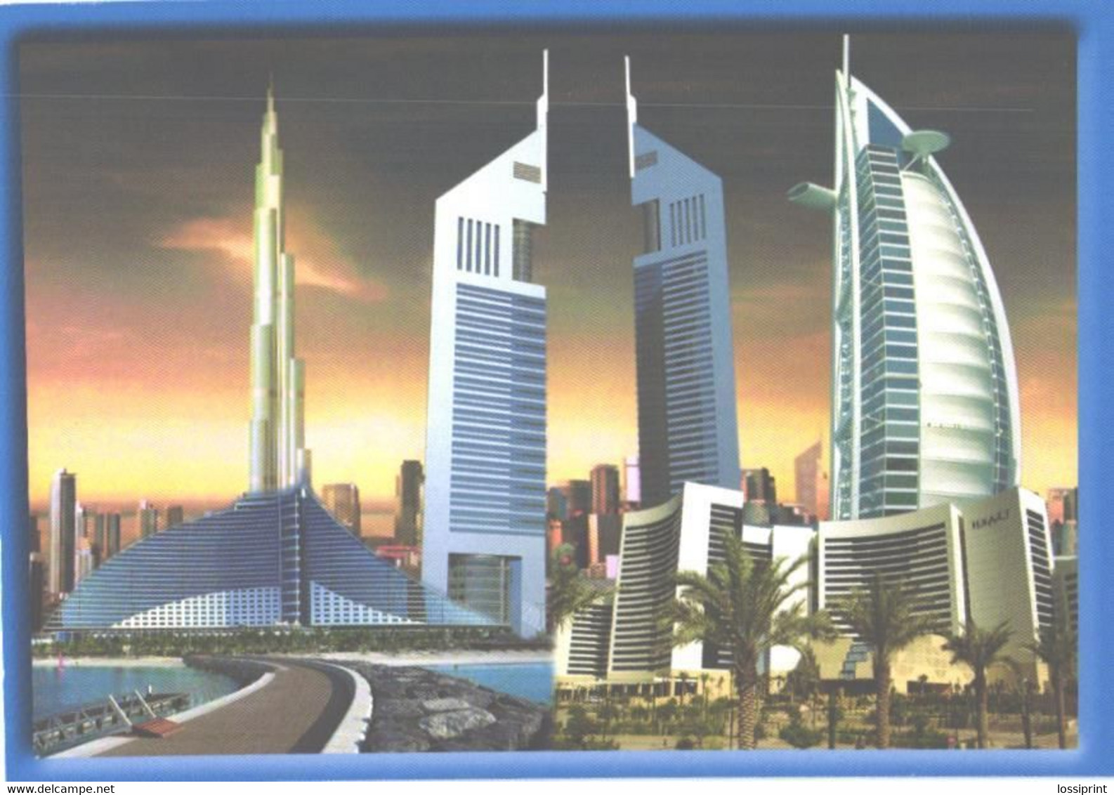 United Arab Emirates:Dubai, Magestic Towers - Verenigde Arabische Emiraten