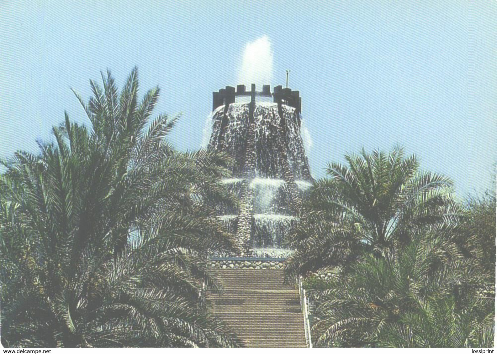 United Arab Emirates:Abu Dhabi, Fountain - Verenigde Arabische Emiraten