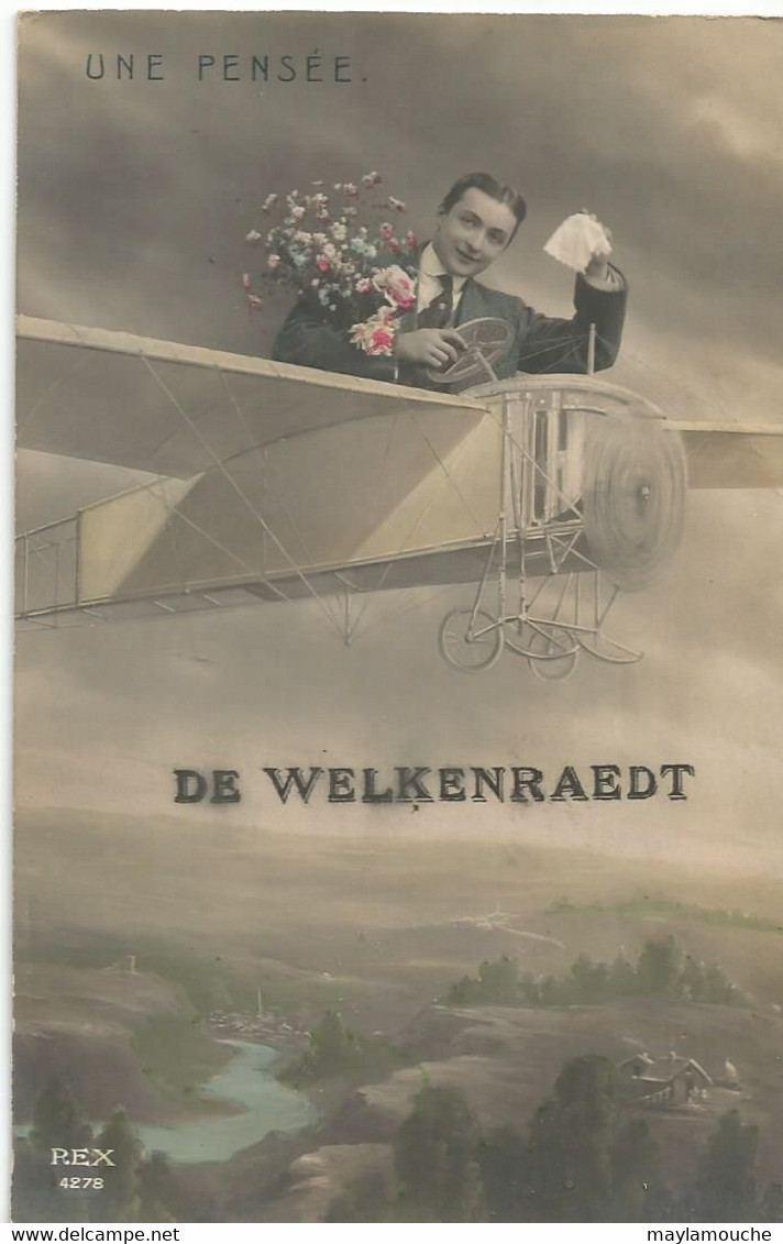 Un Pensée De Welkenraedt  Avion  ( Jhon - Welkenraedt