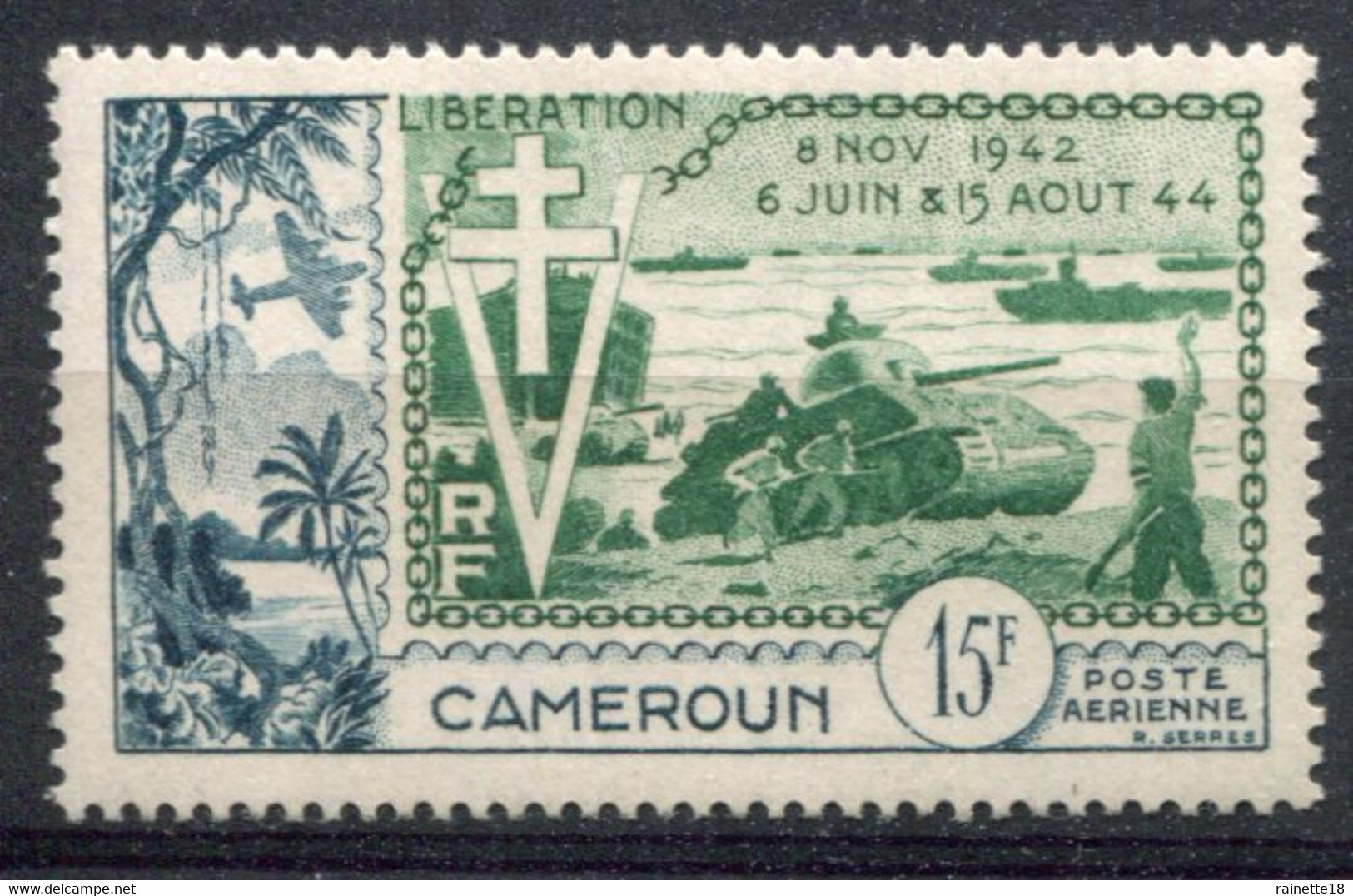 Cameroun        PA  44 ** - Poste Aérienne