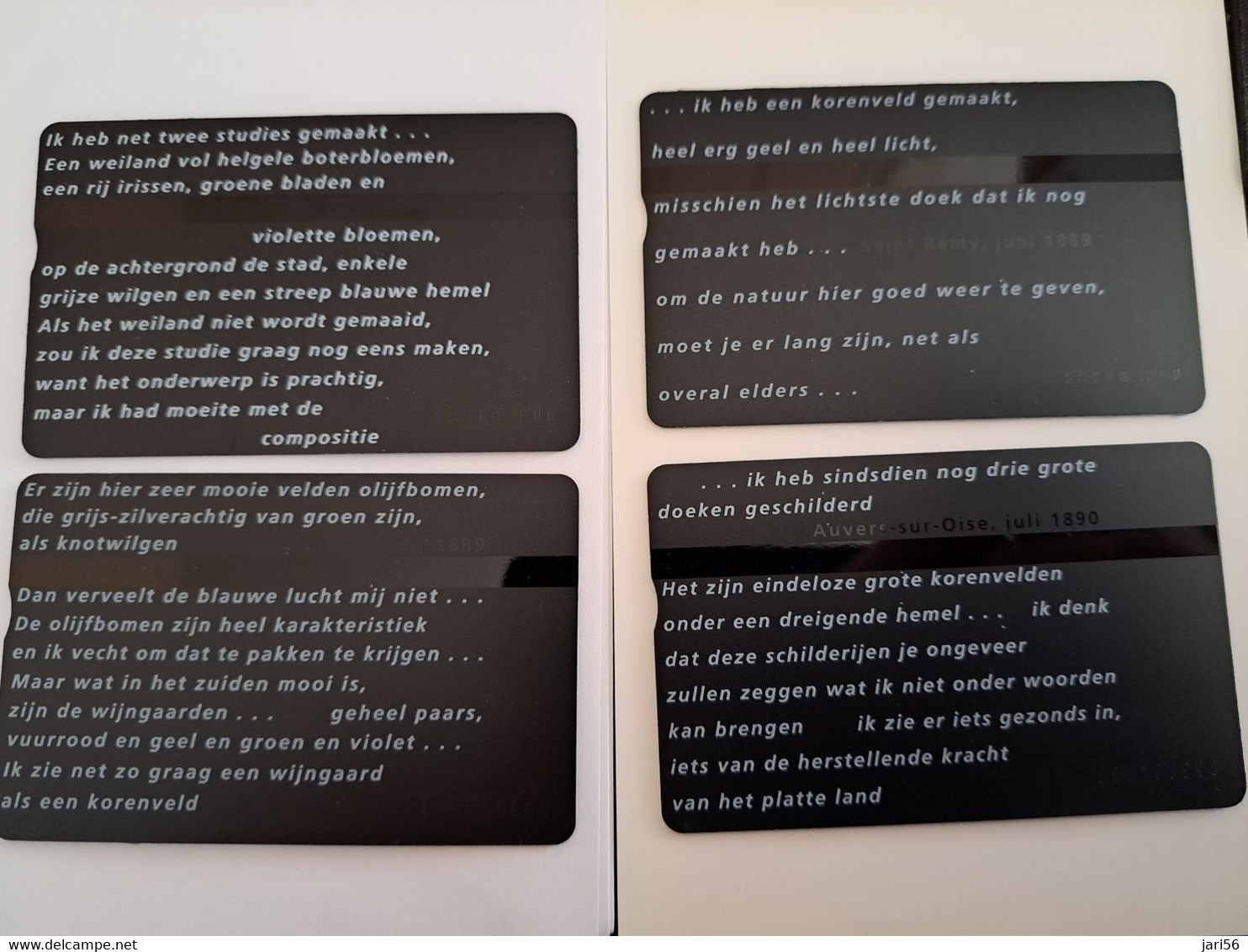 NETHERLANDS  L & G CARDS SERIE VINCENT VAN GOGH/FAMOES PAINTER   / C003+G001/003/  MINT   ** 11921** - [3] Sim Cards, Prepaid & Refills