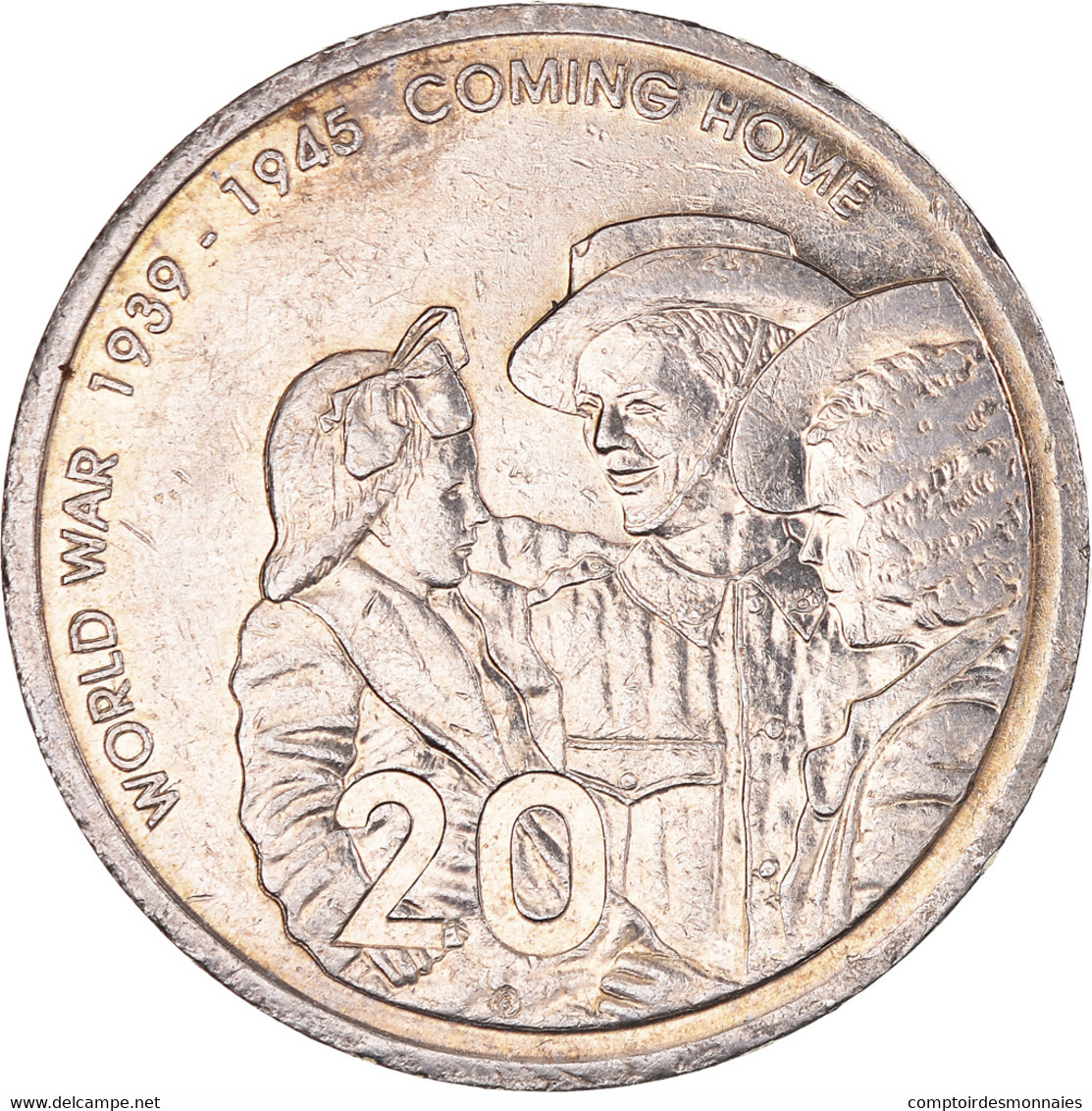 Monnaie, Australie, Elizabeth II, 20 Cents, 2005, Royal Australian Mint, TTB+ - 20 Cents