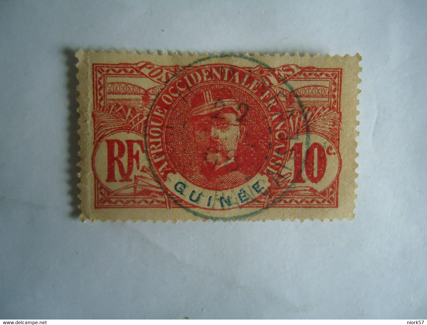 GUINEA FRENCH   USED STAMPS      WITH POSTMARK     1908 - Otros & Sin Clasificación