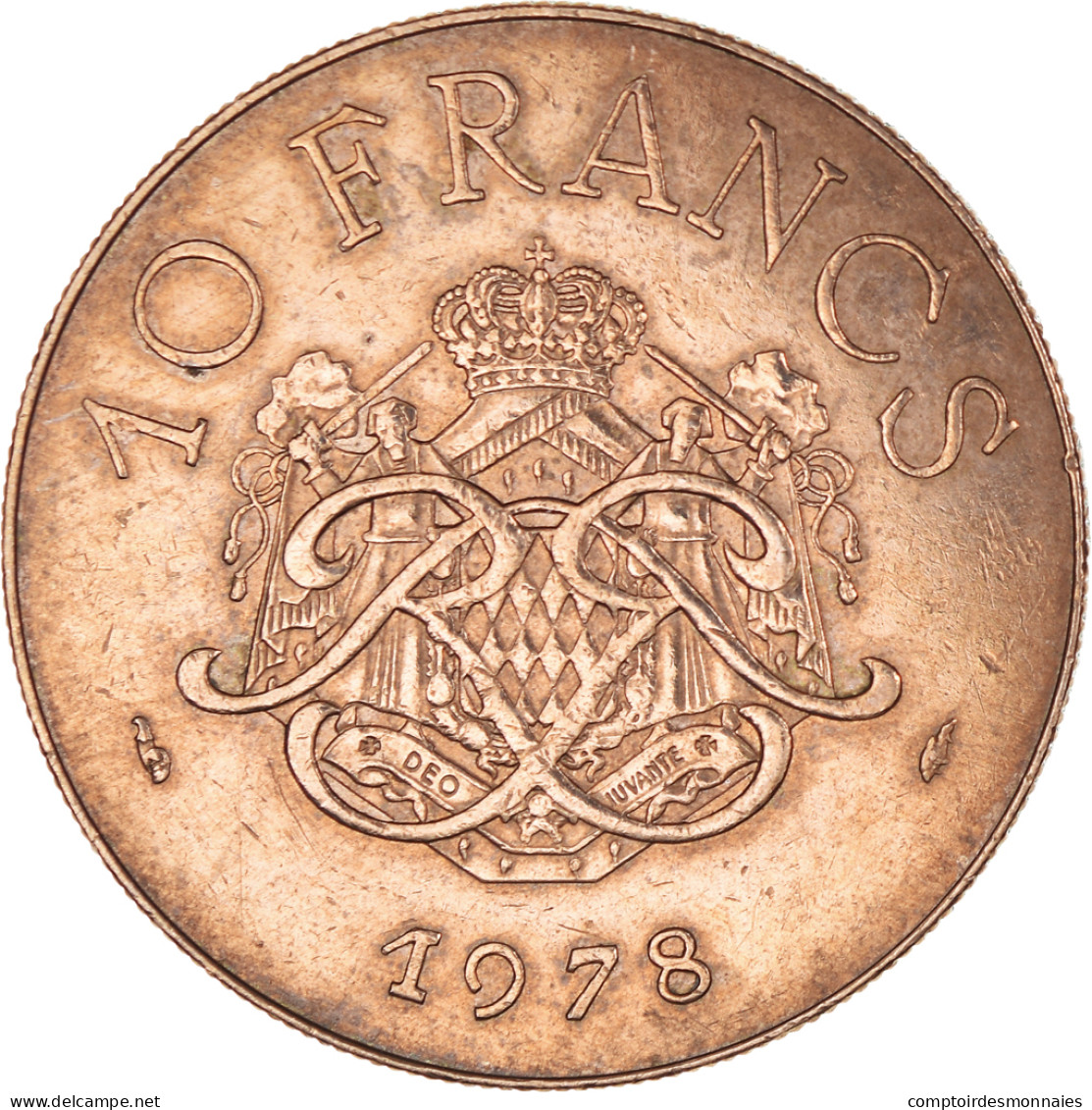 Monnaie, Monaco, Rainier III, 10 Francs, 1978, TTB+, Cupronickel Aluminium - 1960-2001 Nouveaux Francs