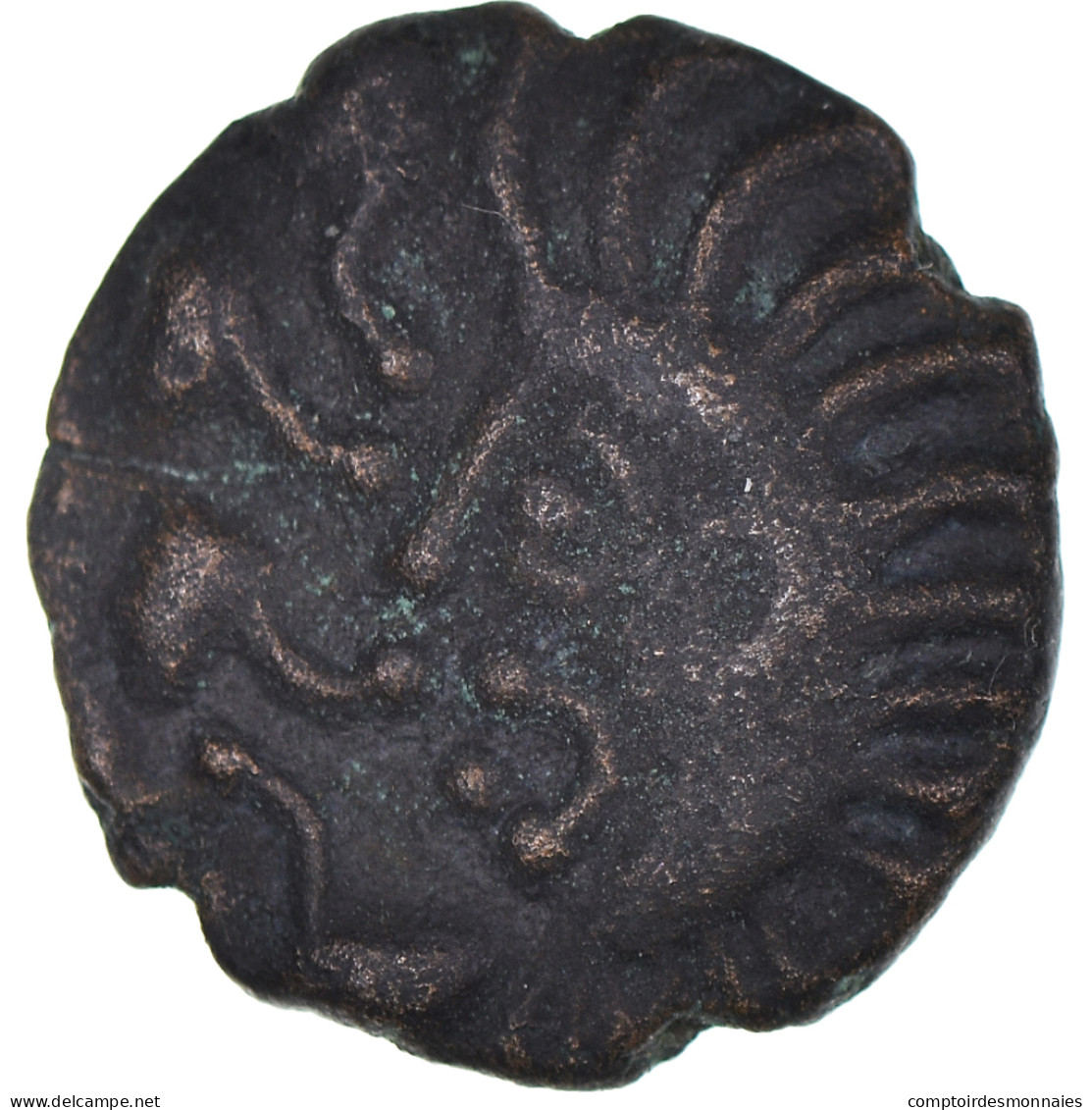 Monnaie, Bellovaques, Bronze Æ, TTB+, Bronze, Delestrée:509 - Gauloises