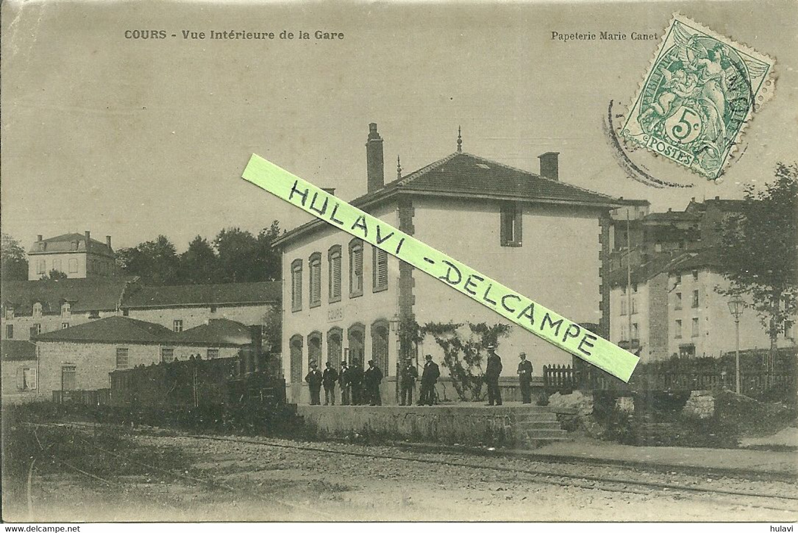 69  COURS - VUE INTERIEURE DE LA GARE (ref A4064) - Cours-la-Ville