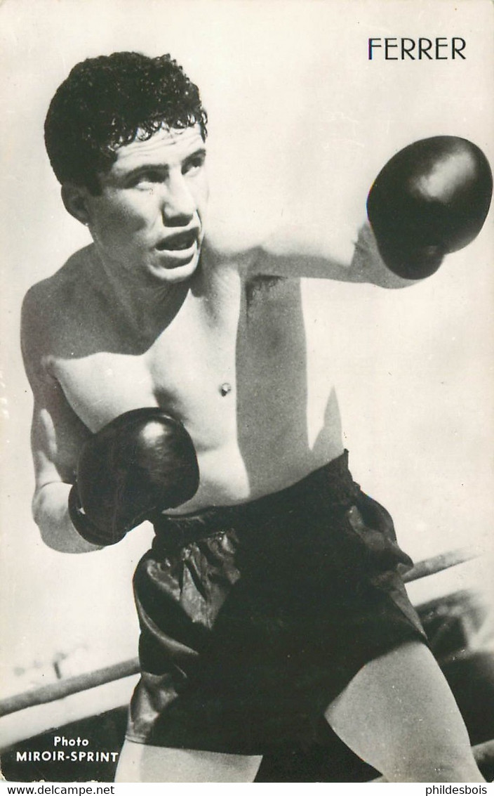 SPORTS  BOXE  Jose FERRER - Pugilato