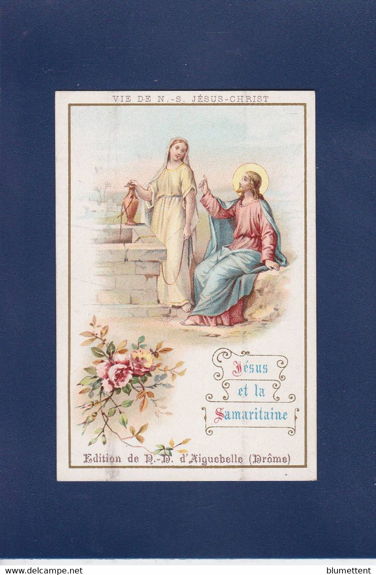 Chromo Aiguebelle Chocolat Image Pieuse Religion Format 10,5 X 7 - Aiguebelle