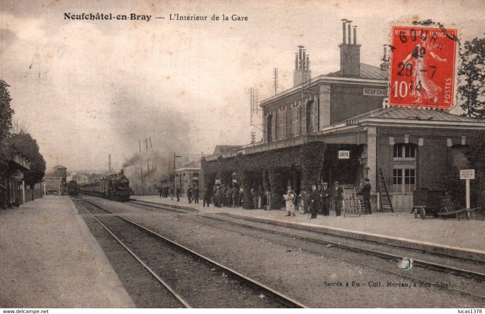 76 / NEUFCHATEL EN BRAY / L INTERIEUR DE LA GARE - Neufchâtel En Bray