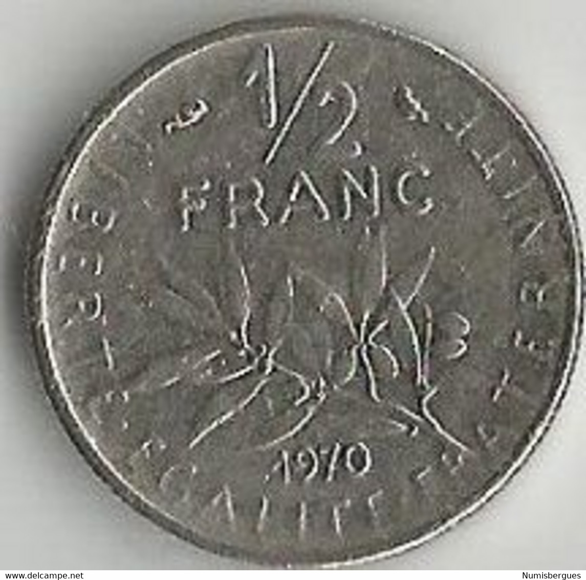 Pièce De Monnaie 50 Centimes Semeuse 1970 - 50 Centimes