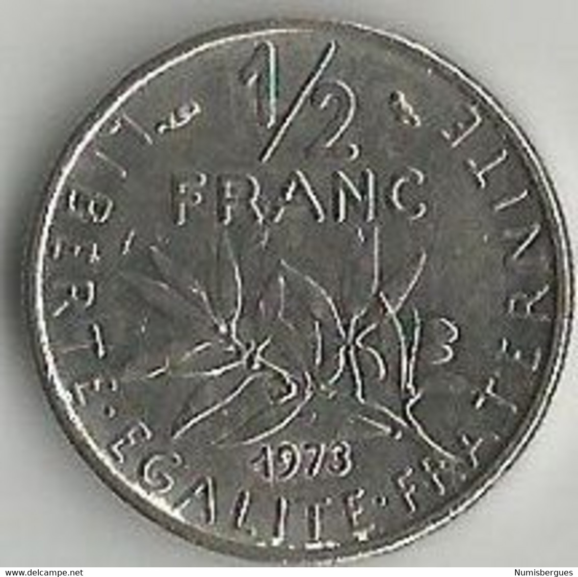 Pièce De Monnaie 50 Centimes Semeuse 1973 - 50 Centimes