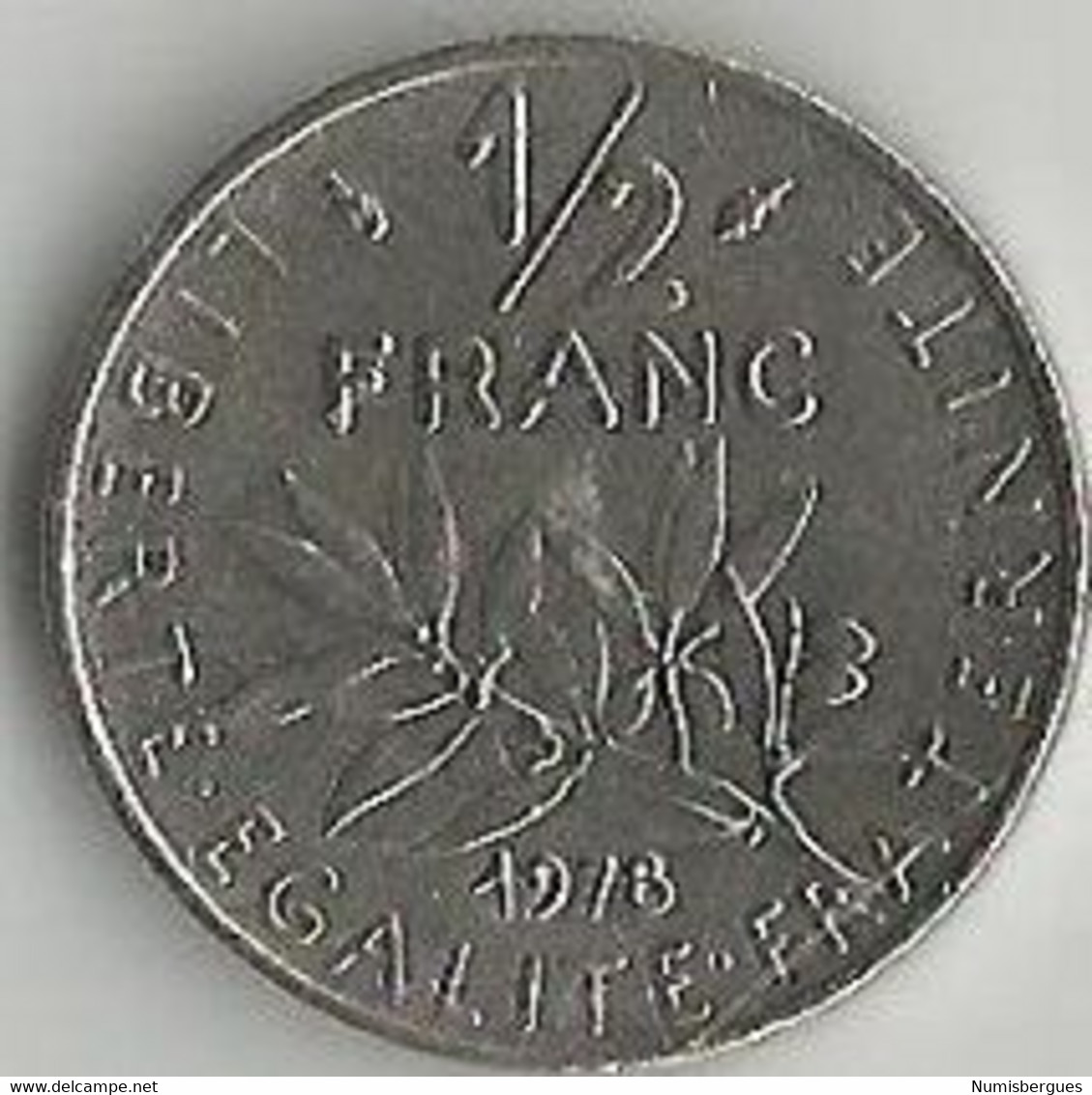 Pièce De Monnaie 50 Centimes Semeuse 1978 - 50 Centimes