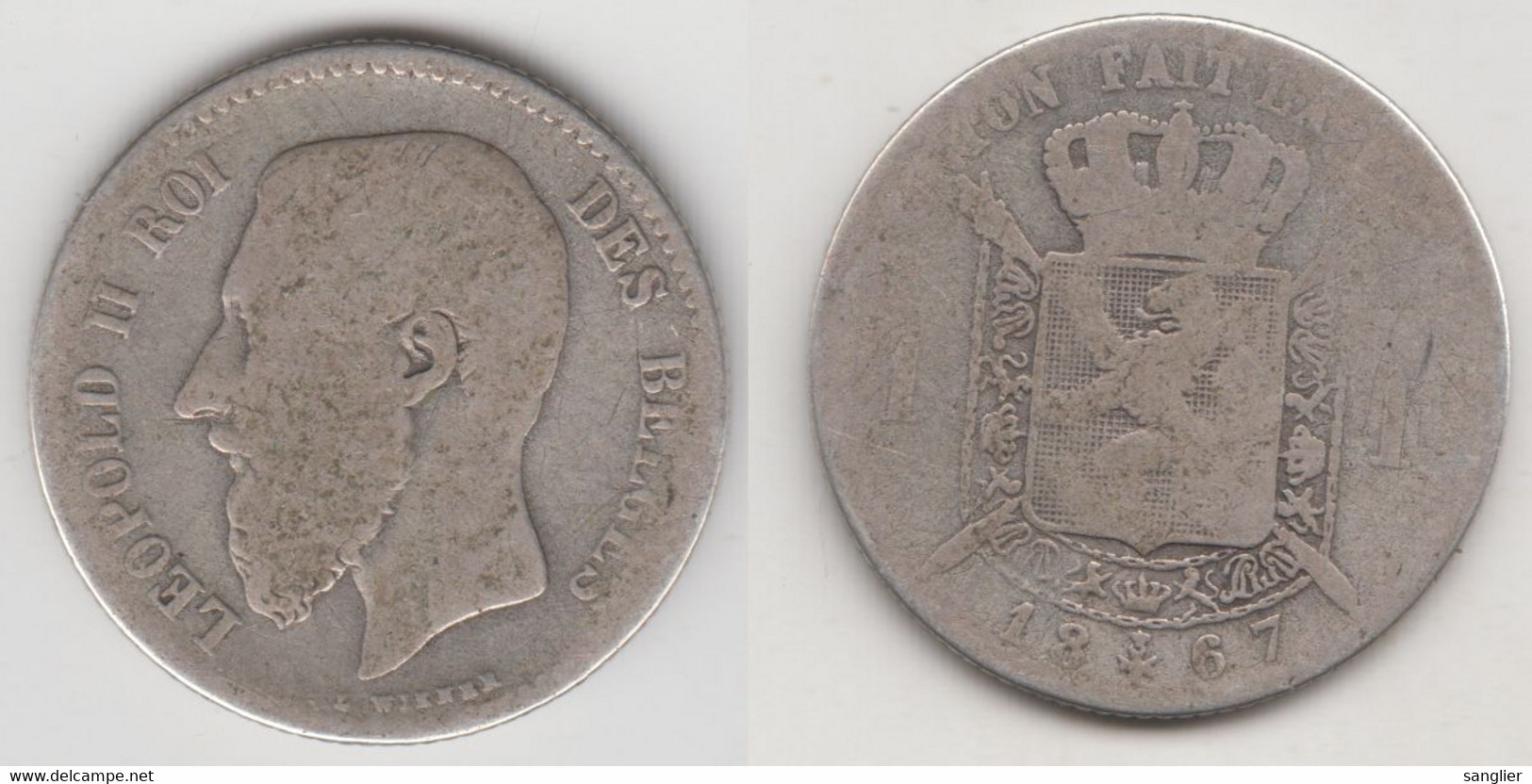 1 F 1867 - 1 Franc