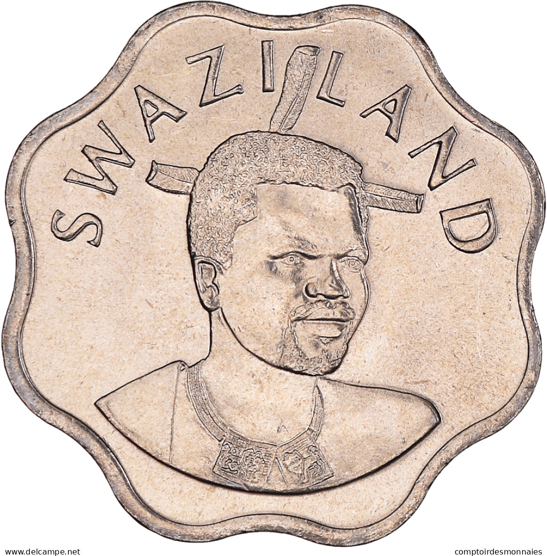 Monnaie, Eswatini, King Msawati III, 10 Cents, 2002, British Royal Mint, SPL+ - Swasiland