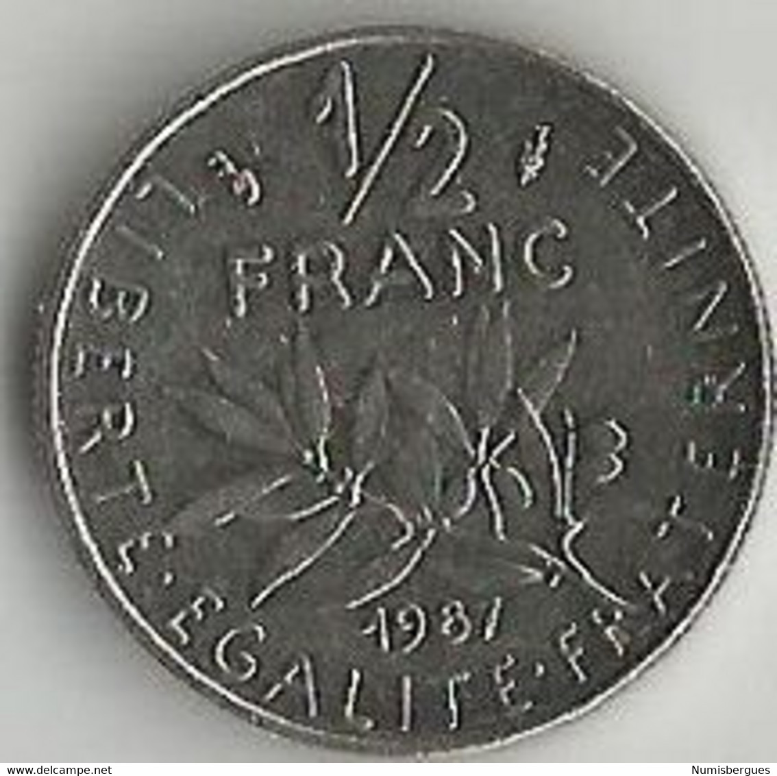 Pièce De Monnaie 50 Centimes Semeuse 1987 - 50 Centimes