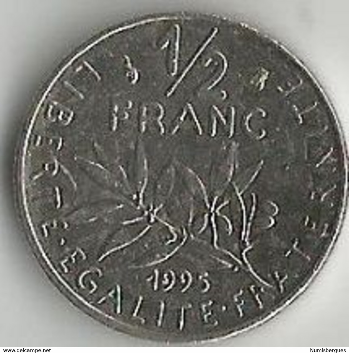 Pièce De Monnaie 50 Centimes Semeuse 1995 - 50 Centimes