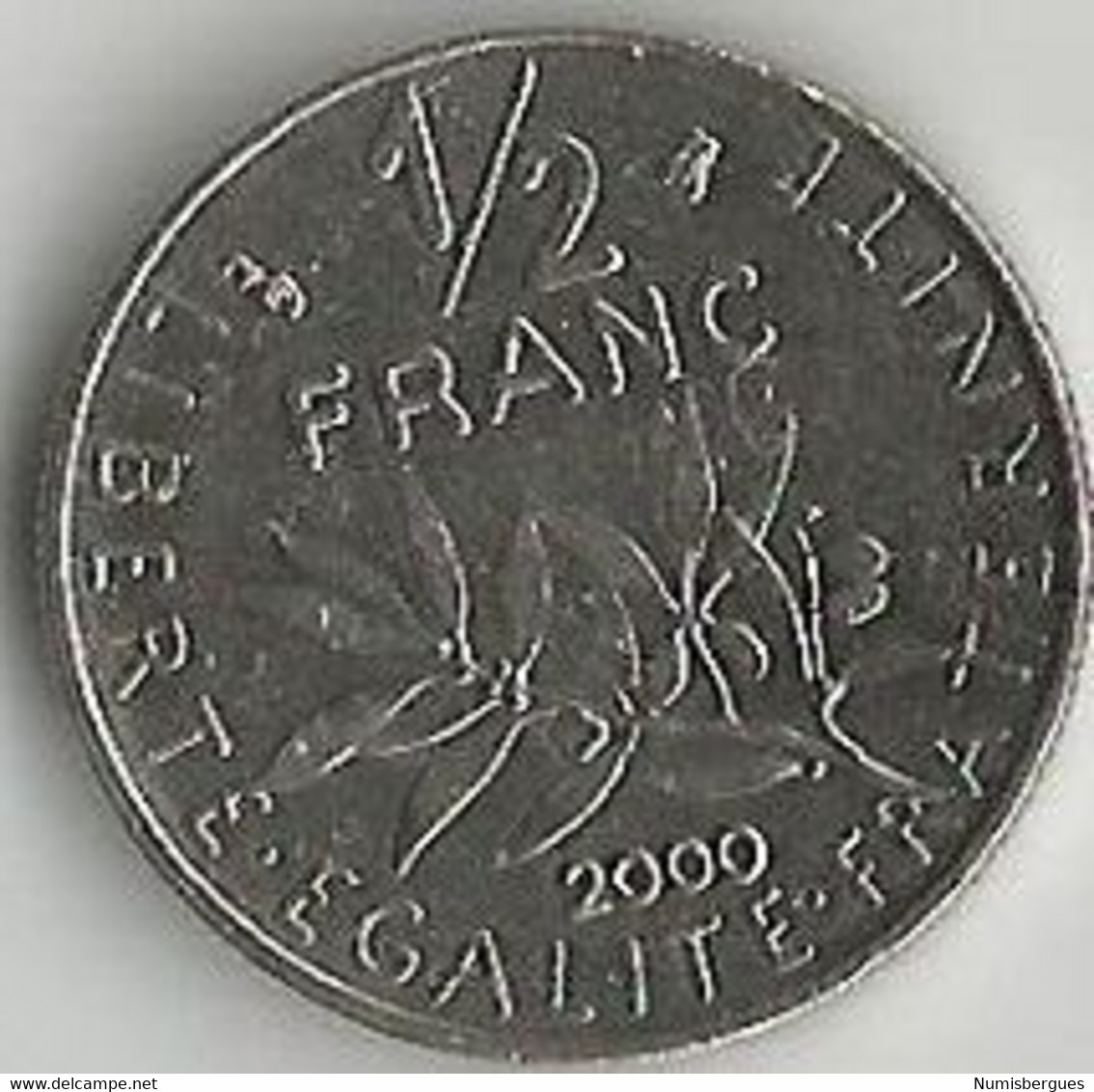 Pièce De Monnaie 50 Centimes Semeuse 2000 - 50 Centimes