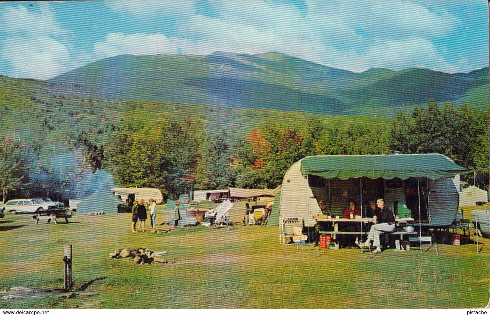 2099 – White Mountains New Hampshire N.H. – Dolly Copp Campground Camping – Animation – 2 Scans - White Mountains