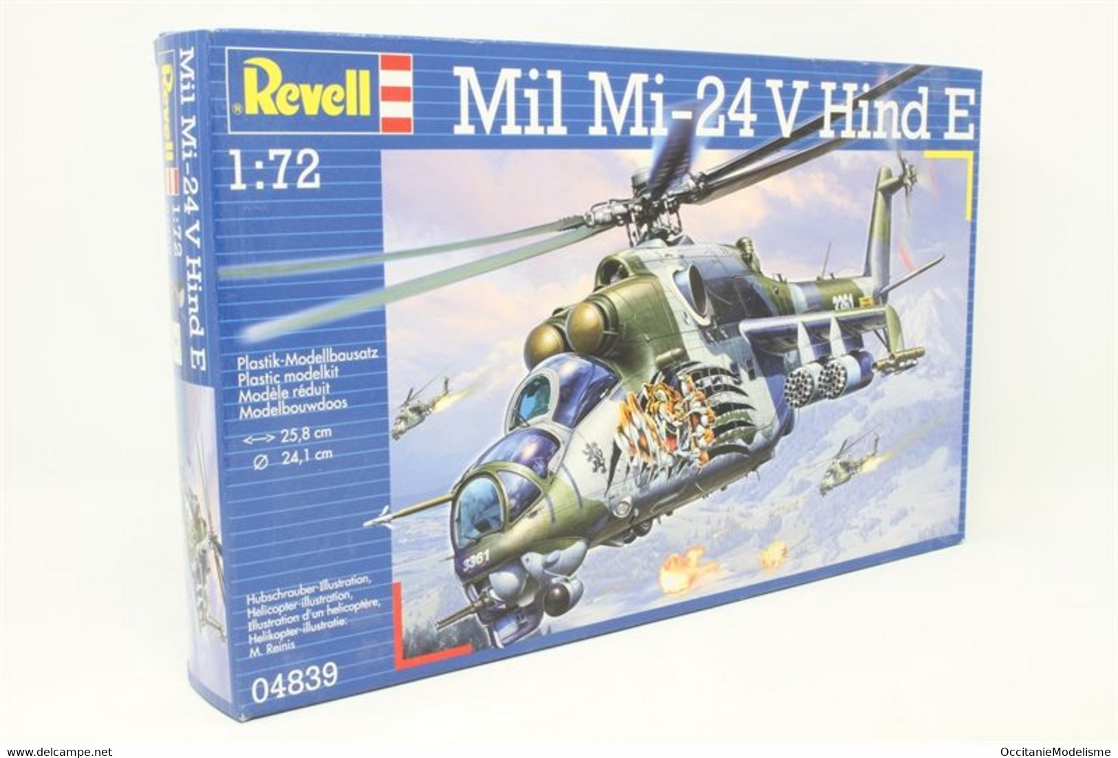 Revell - MIL Mi-24 V Hind E Maquette Hélicoptère Kit Plastique Réf. 04839 Neuf NBO 1/72 - Helikopters