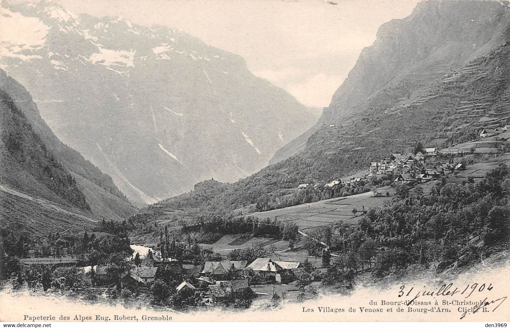 Les Village De VENOSC (Isère) Et De Bourg-d'Arud - Du Bourg-d'Oisans à Saint-Christophe - Précurseur Voyagé 1904 - Vénosc