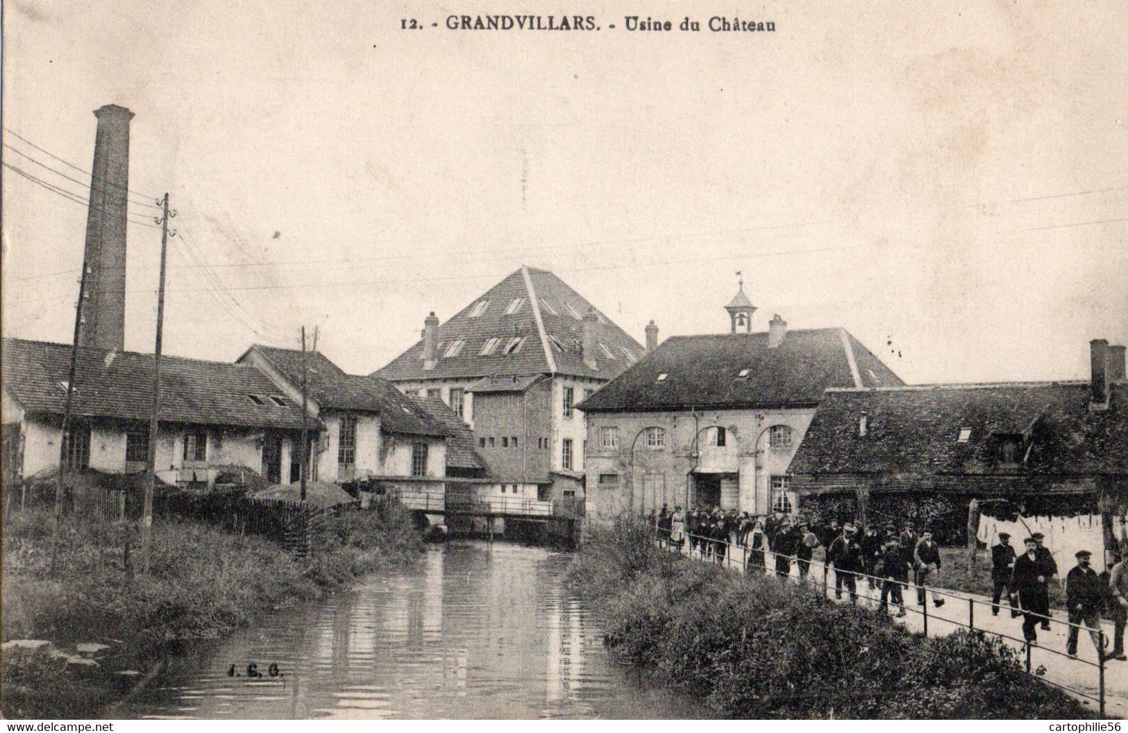 90 GRANDVILLARS  -12-  Usine Du Château - Grandvillars