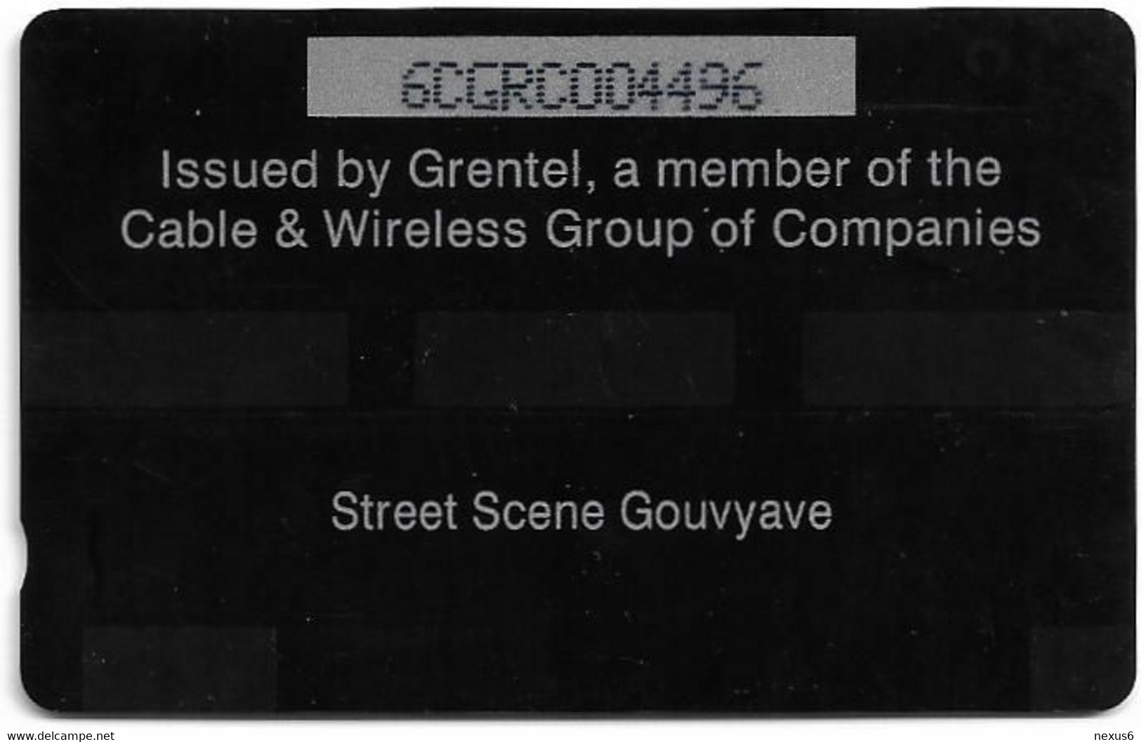 Grenada - C&W (GPT) - Street Scene Gouvyave - 6CGRC - 1993, 10.000ex, Used - Grenade