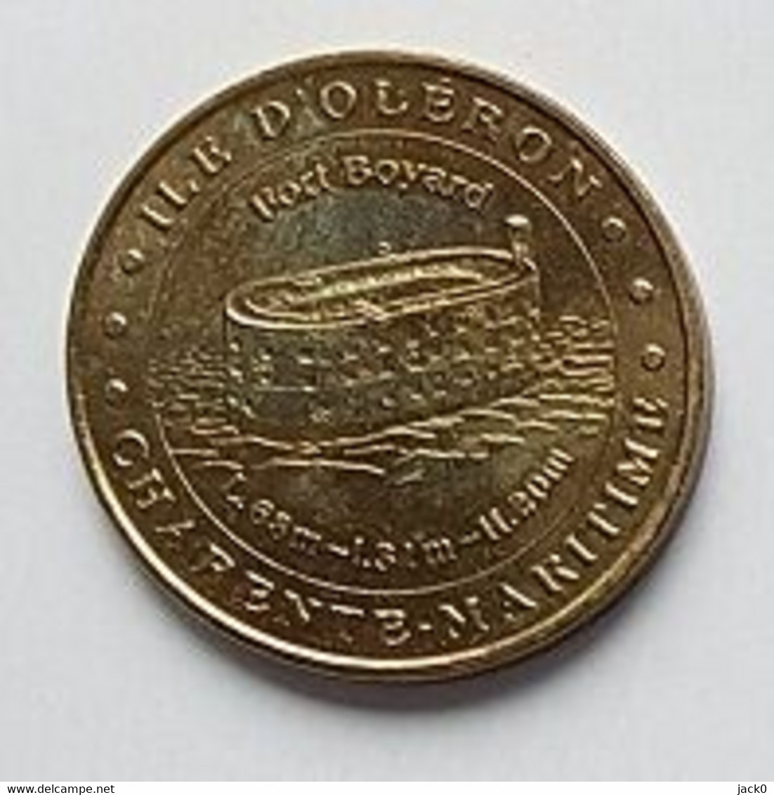Médaille Touristique, Monnaie De Paris  2006, ILE  D' OLERON? SAINT - DENIS  D' OLERON, FORT  BOYARD  ( 17 ) - 2006